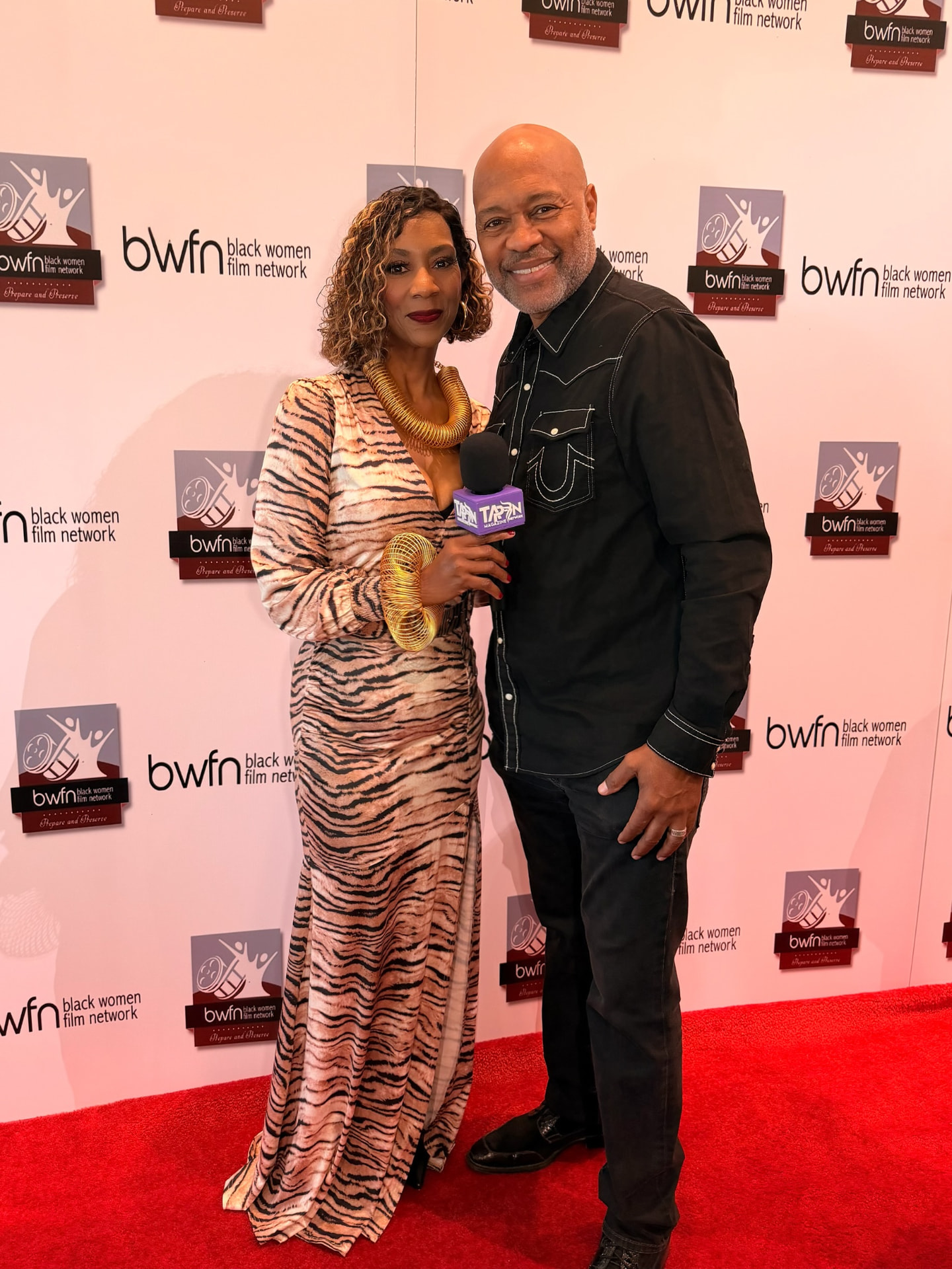 Tap-In Magazine red-carpet coverage: Red-carpet interview · Black Women Film Network