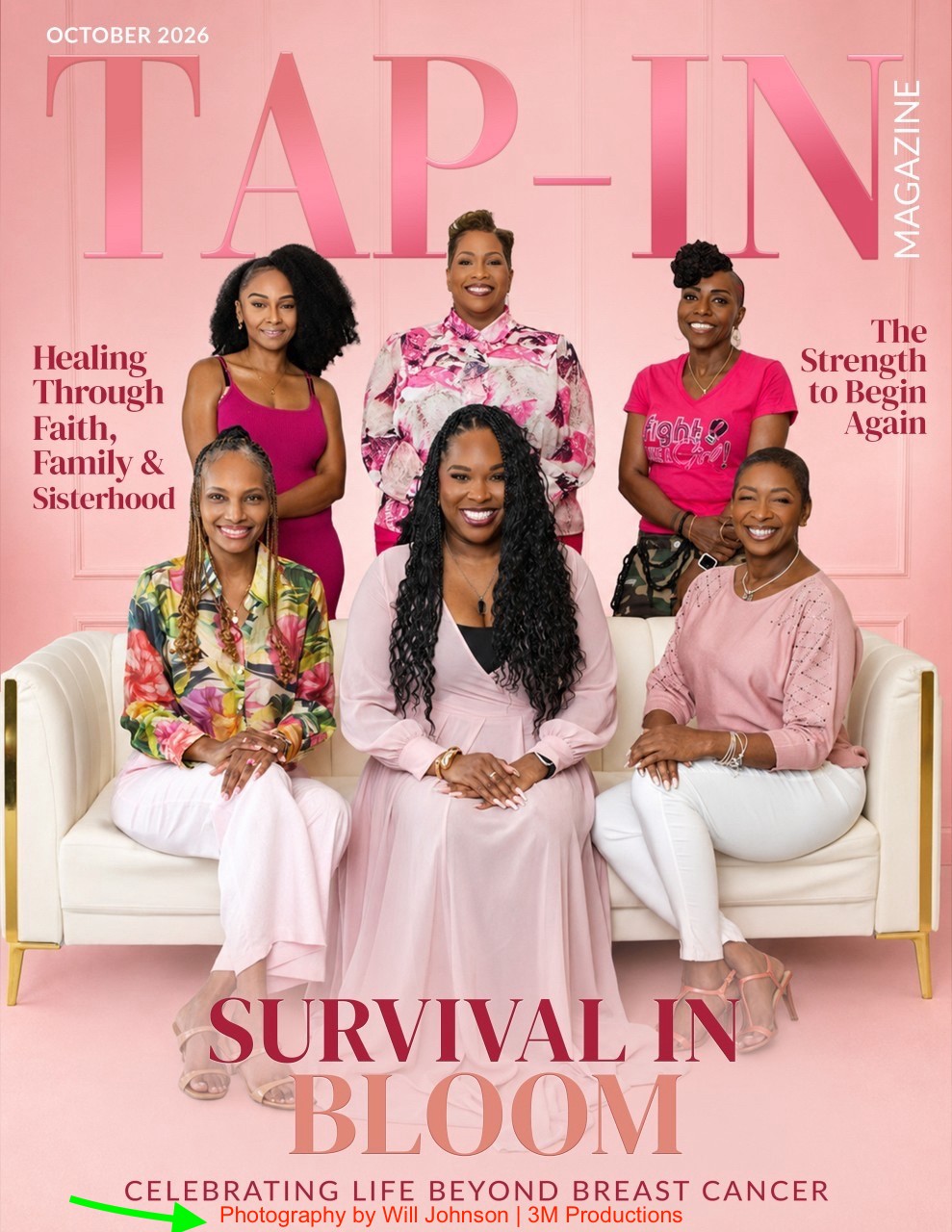 Tap-In Magazine cover featuring Survival in Bloom