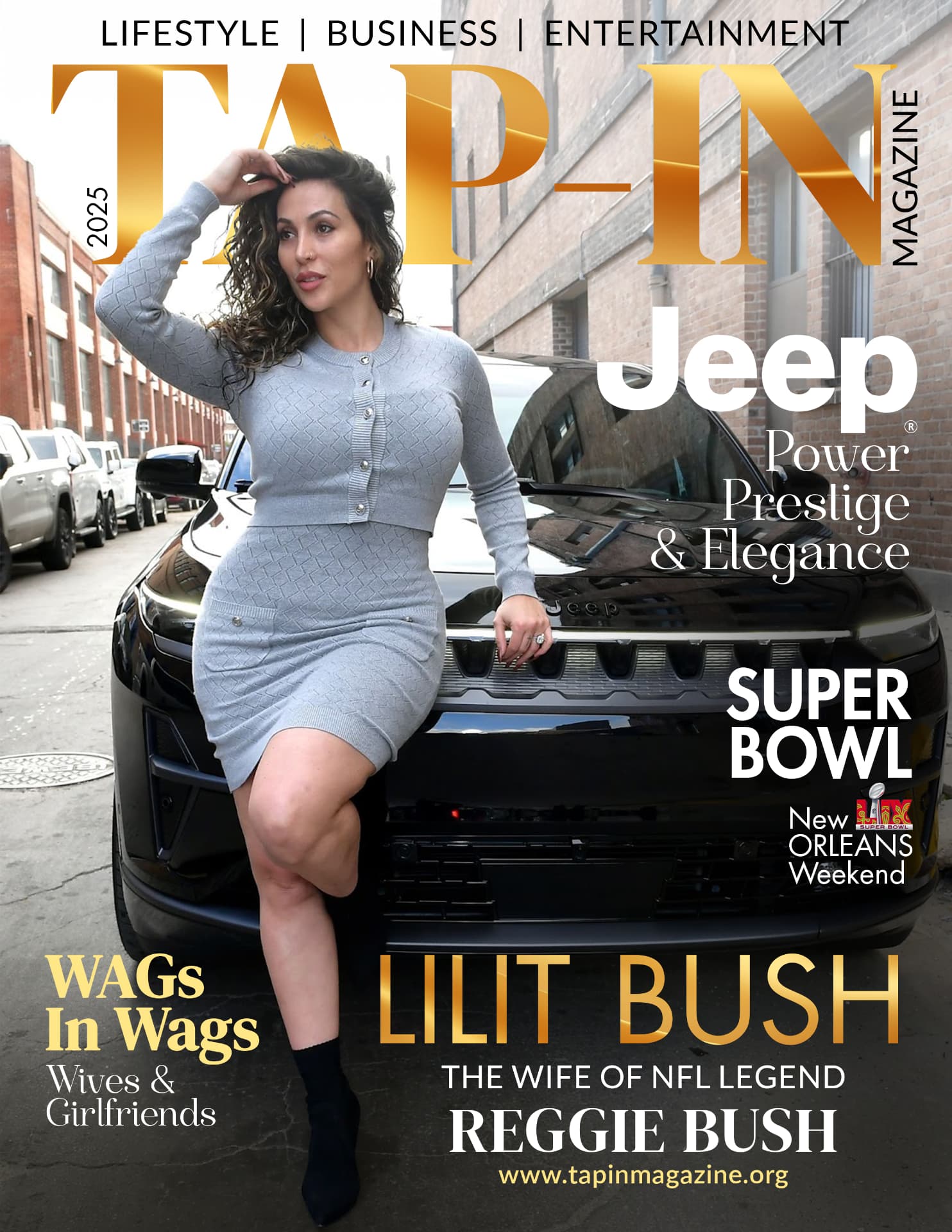 Tap-In Magazine cover featuring Lilit Bush