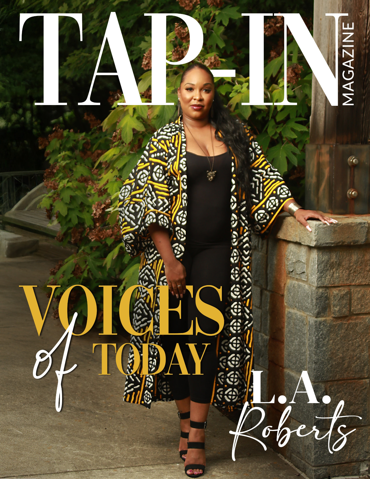 Tap-In Magazine cover featuring L.A. Roberts