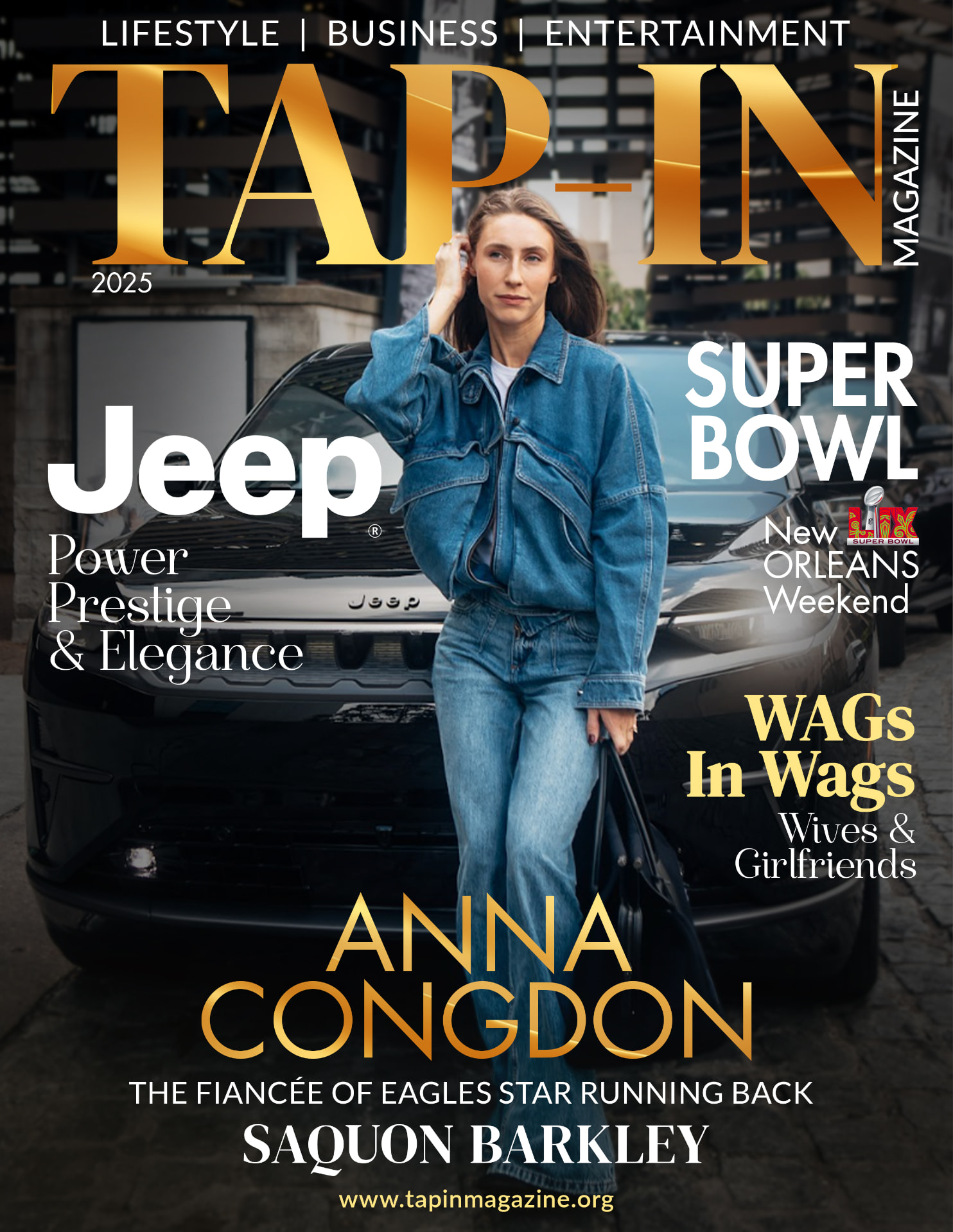 Tap-In Magazine cover featuring Anna Congdon