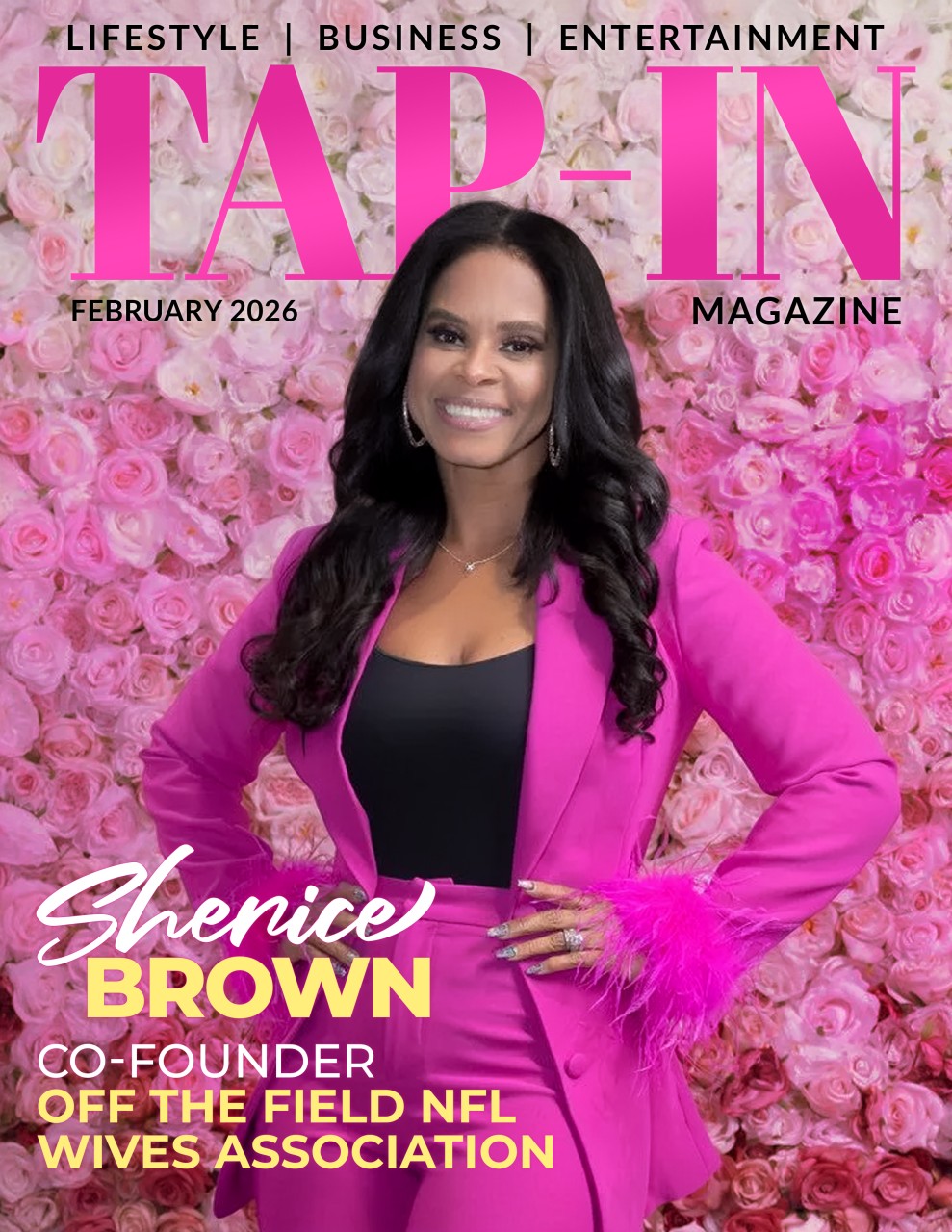 Tap-In Magazine cover featuring Shenice Brown