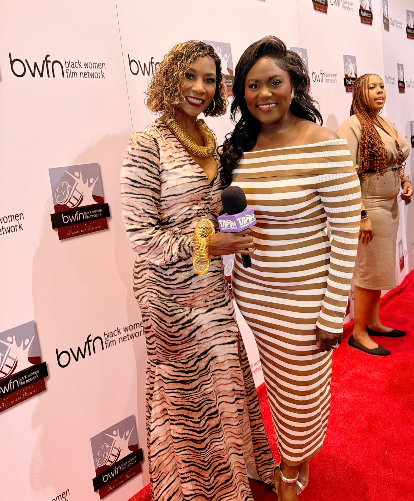 Tap-In Magazine red-carpet coverage: Guest interview · Black Women Film Network