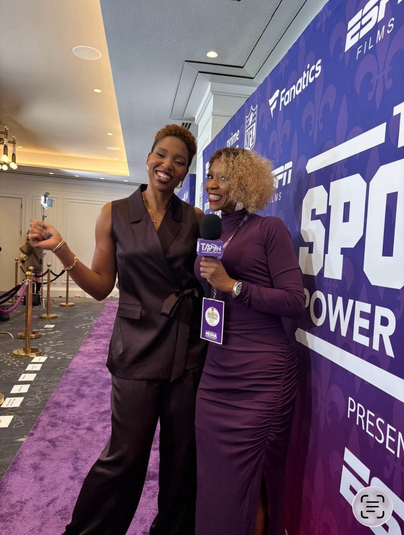 Sports Power Brunch · media row