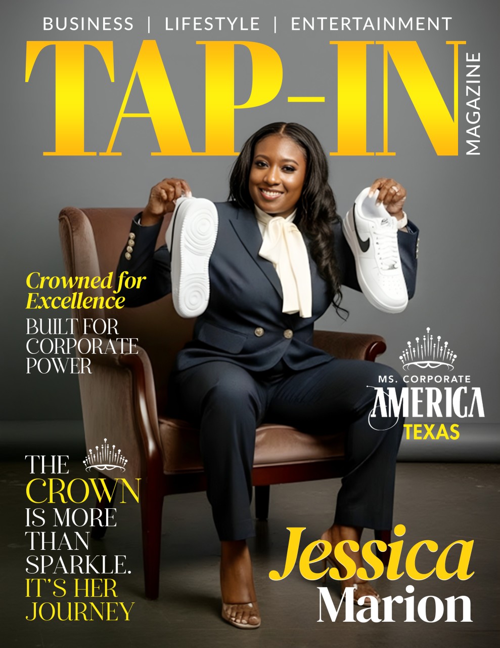 Tap-In Magazine cover featuring Jessica Marion